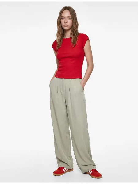 KOTON Футболка в рубчик из хлопка