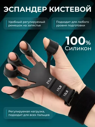 Расширитель для пальцев, кисти и запястья, тренажер для рук