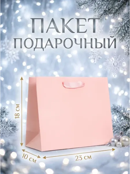 Сима-Ленд & UPAK LAND Пакет подарочный горизонтальный