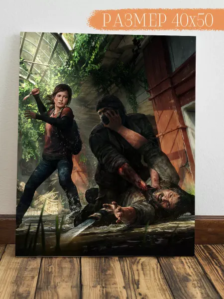Интерьерная картина Аниме Картина на стену Last of Us
