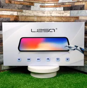 Видеорегистратор в зеркале с двумя камерами LESA T60 (черный)