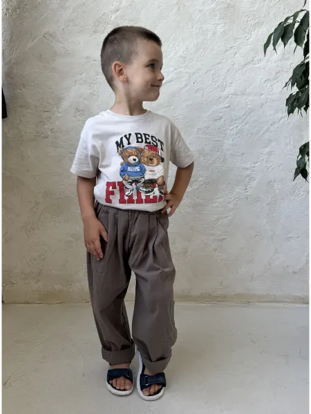 Lili_shop Брюки свободные хлопковые