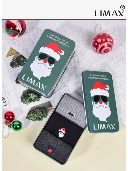 LIMAX. Мужские носки, Новый год, Рождество