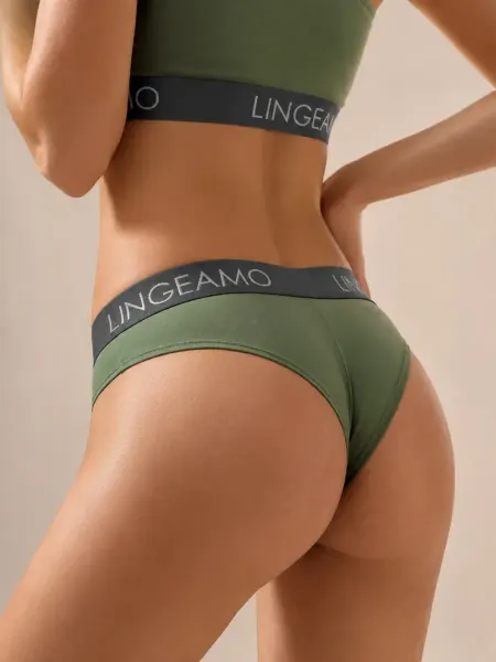 LINGEAMO Трусы бразильяна хлопок спортивное белье