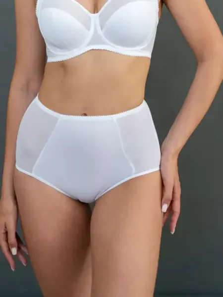 MarGO lingerie Трусы панти высокие белые
