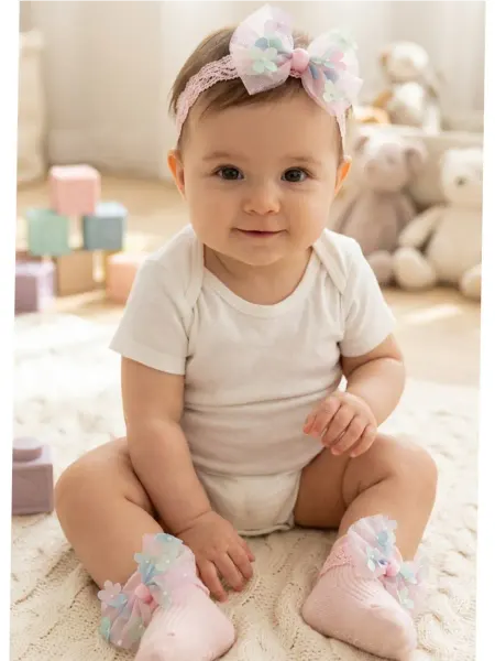 For little ones Носки для малышей с повязкой