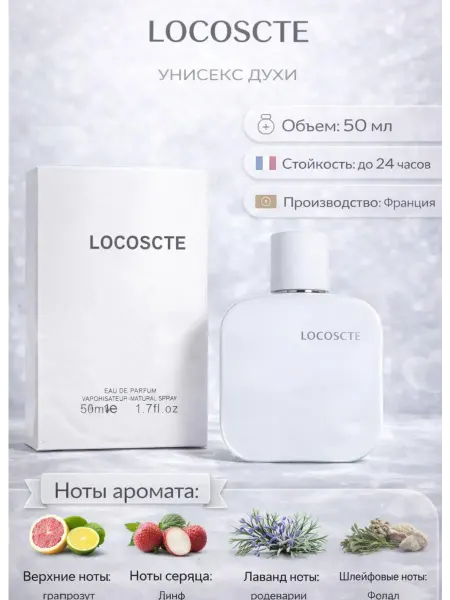 Ароматная мелодия LOCOSCTE духи мужские 50 мл