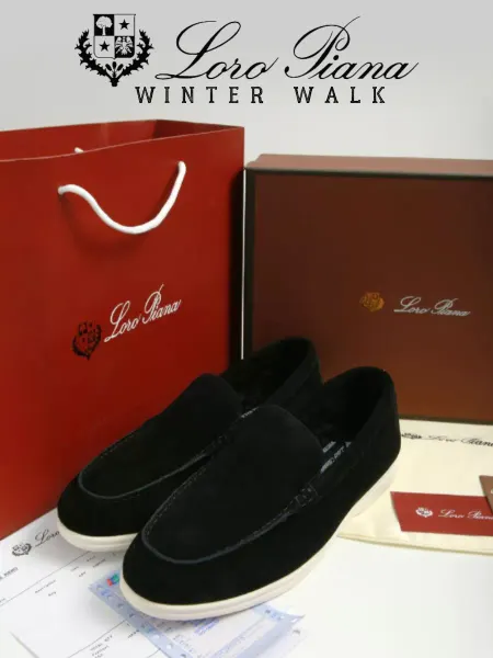 LoroPiana Туфли зимние с мехом