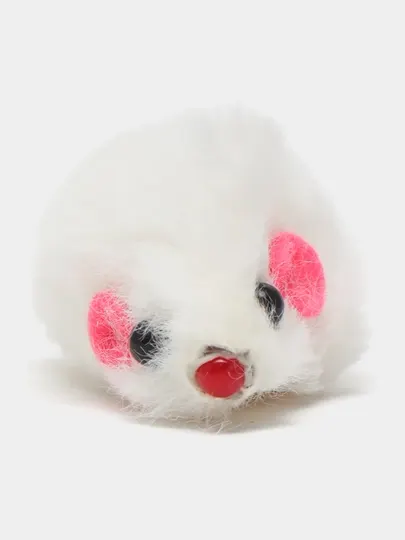 Мышь из натурального меха, игрушка для кошек и котят