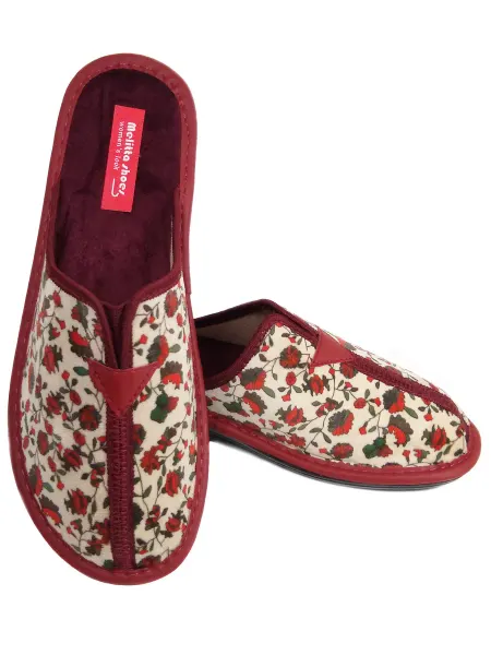 Melitta shoes Тапочки домашние на танкетке закрытые