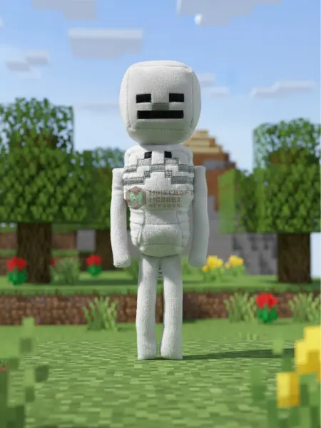 Minecraft Мягкая игрушка Майнкрафт Скелет