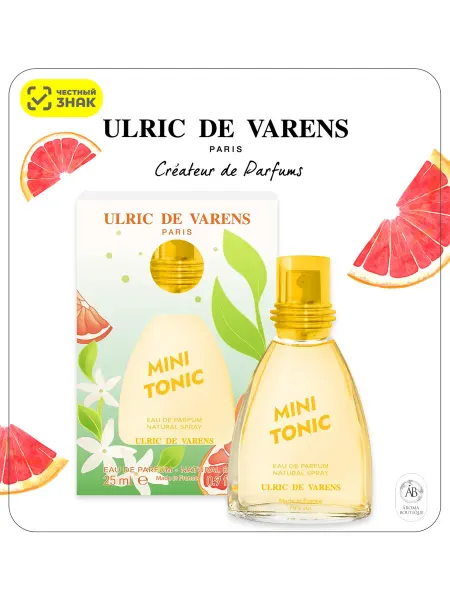 ULRIC DE VARENS Духи женские стойкие оригинал Varens Mini Tonic 25 мл