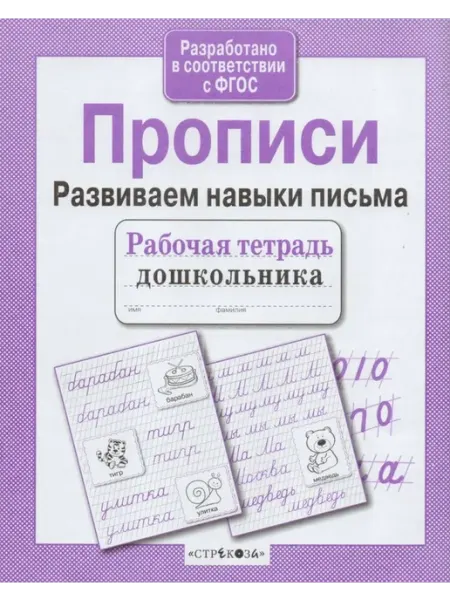 Издательство Стрекоза Комплект Р т. Прописи. Развиваем навыки письма (10 шт)