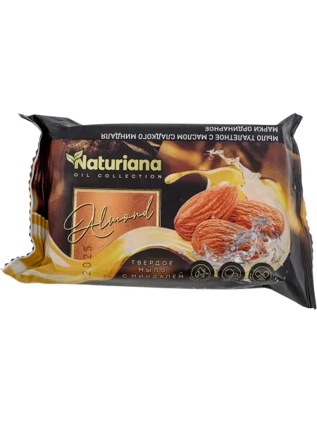 Туалетное штампованное мыло ММК NATURIANA 100 гр, с маслом