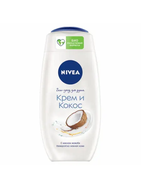NIVEA Гель для душа Крем и Кокос 250мл