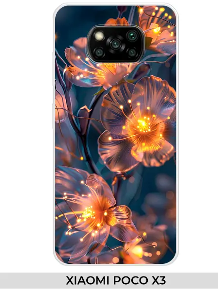 NOOTO Чехол на Xiaomi POCO X3, X3 NFC, X3 Pro с принтом
