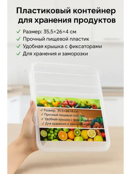 Nurvia Пластиковый контейнер для хранения продуктов