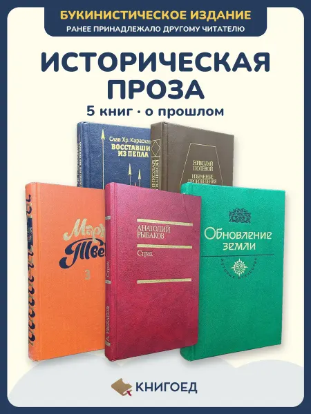 Книгоед исторические романы Караславов Полевой Твен Рыбаков