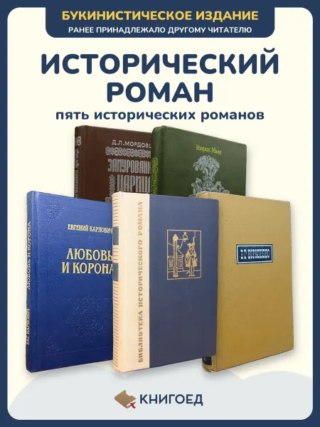 Книгоед Исторические романы Мордовцев Манн Карнович Лажечников