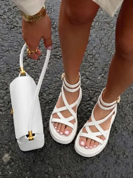 SHOES OCEAN Босоножки летние на платформе