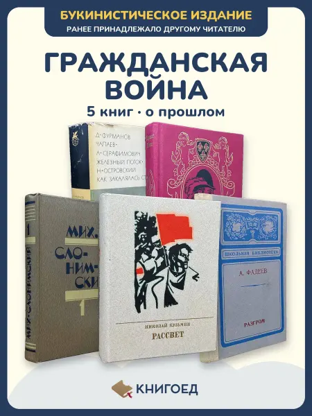 Книгоед исторические романы Серафимович Манн Слонимский Кузьмин