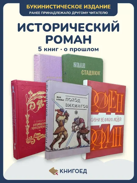 Книгоед исторические романы Падерин Стаднюк Самаров Оливье Ромен