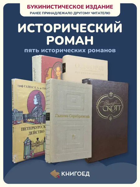 Книгоед Исторические романы Хаггард Форш Салиас Серебрякова Скотт