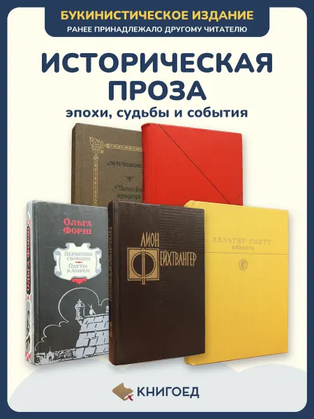 Книгоед Исторические романы Соловьев Серебрякова Форш Фейхтвангер