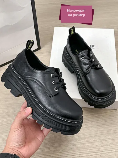 Ola-la shoes Полуботинки на платформе со шнуровкой