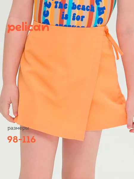 Pelican Юбка шорты для девочки плавательные летние