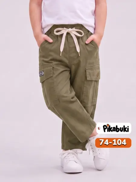 PIKABUKI Брюки джинсовые детские карго