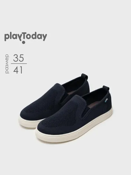 PlayToday Кеды подростковые слипоны на сменку в школу легкие