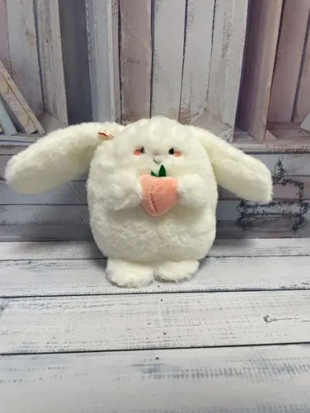My plush Toys Мягкая игрушка - брелок Заяц пушистый