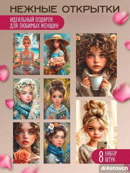 POLCHAK Открытки для подруг мини