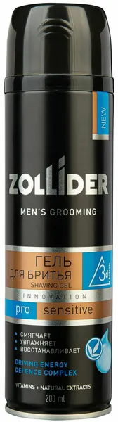Zollider Гель для бритья мужской Pro Sensitive, 200 мл