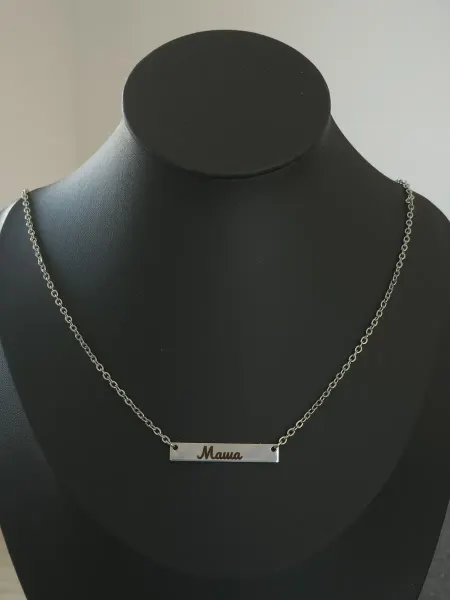 RADA shop Кулон пластина с гравировкой имя Маша