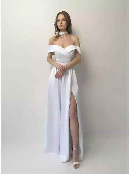 Rosanna Нарядное свадебное платье с корсетом