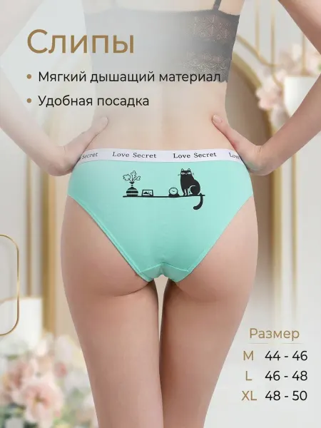 VICTORIA'S SECRET Трусы женские хлопок слипы