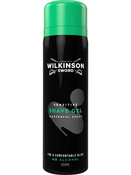 Wilkinson Sword Гель для бритья Sensitive для чувствительной кожи, 200 мл