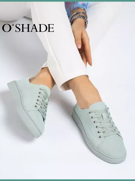 O`SHADE Замшевые кеды женские легкие