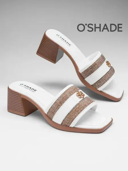 O`SHADE Сабо женские кожаные на каблуке