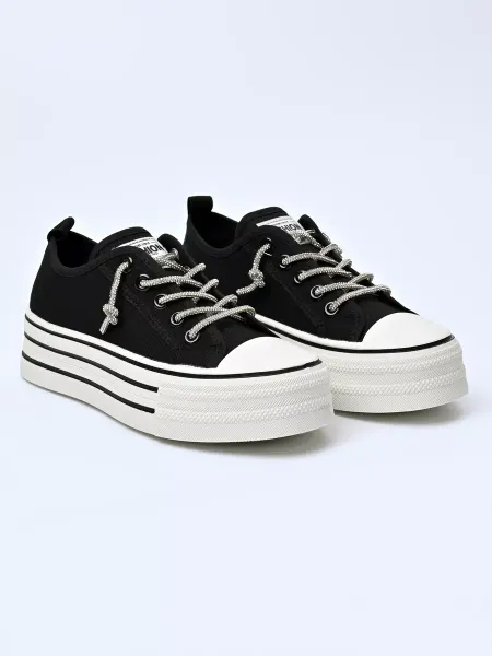 Sneakers & sneakers Кеды текстильные на платформе