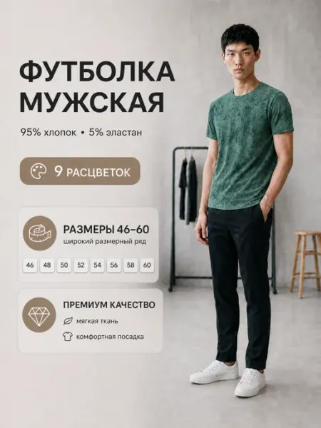 SOANA Футболка повседневная базовая