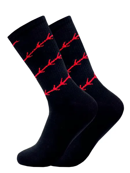 WAVE socks Носки новогодние с принтом и рисунком высокие
