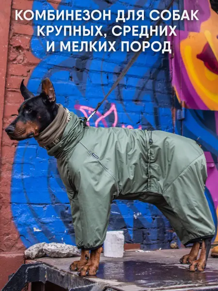 МОНМОРАНСИ Комбинезон для собак малых средних крупных утепленный