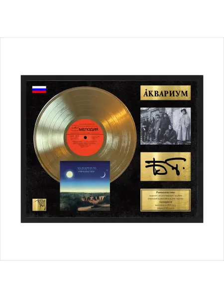 StRecord Аквариум Картина с золотым диском