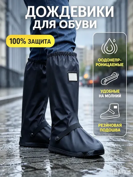 USEFUL TRINKETS Сапоги резиновые высокие с манжетой