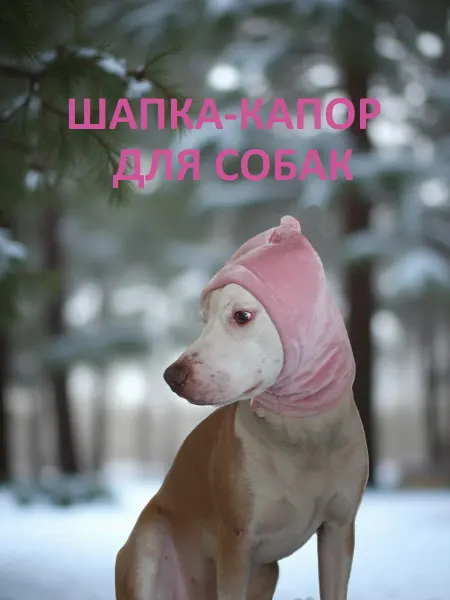 ЛеройкаЯ Шапка для собак крупных и средних пород
