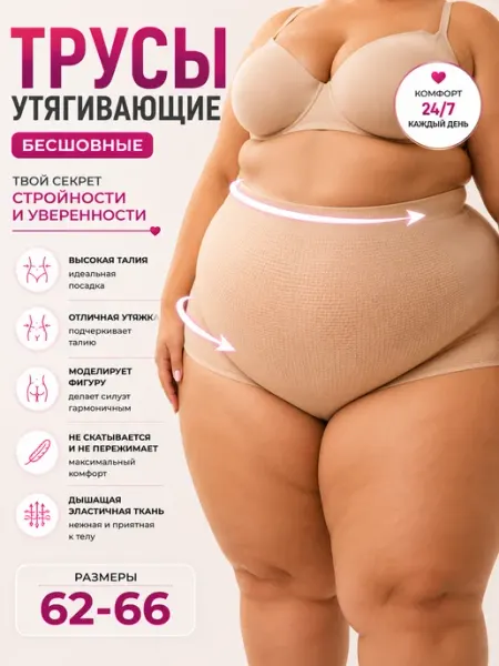 WINWAY STORE Трусы утягивающие с высокой посадкой