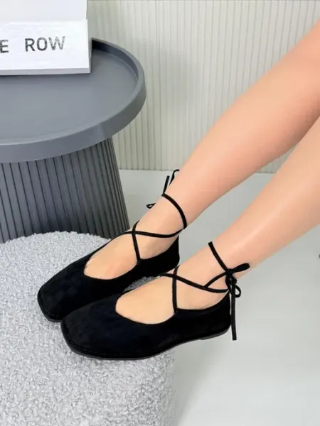 Womenshop2099 Балетки со шнурками